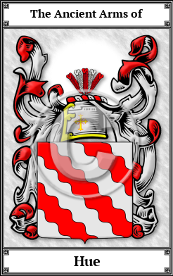 Hue Family Crest Download (JPG)  Book Plated - 150 DPI