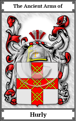 Hurly Family Crest Download (JPG)  Book Plated - 150 DPI