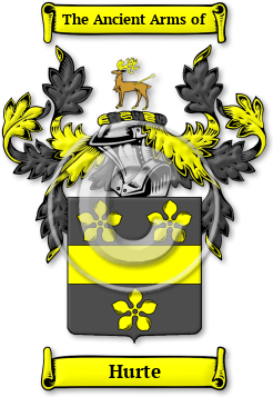 Hurte Family Crest Download (jpg) Legacy Series - 150 DPI