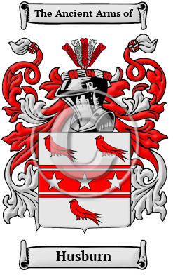 Husburn Family Crest/Coat of Arms