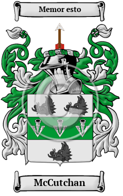 McCutchan Family Crest/Coat of Arms