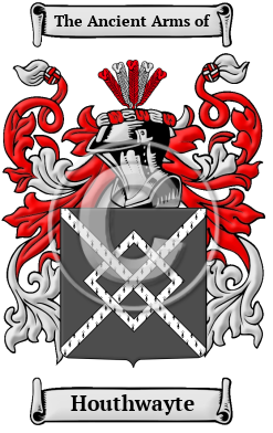 Houthwayte Family Crest/Coat of Arms