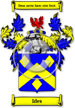 Ides Family Crest Download (jpg) Legacy Series - 150 DPI