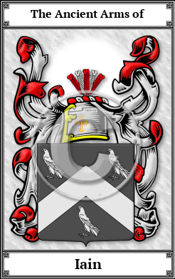 Iain Family Crest Download (JPG)  Book Plated - 150 DPI