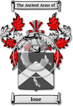 Ione Family Crest Download (jpg) Legacy Series - 150 DPI