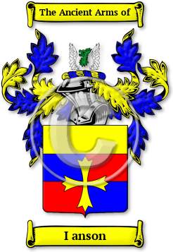 I anson Family Crest Download (jpg) Legacy Series - 150 DPI