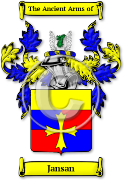 Jansan Family Crest Download (jpg) Legacy Series - 150 DPI