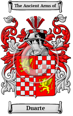 Duarte Family Crest/Coat of Arms