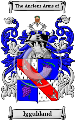 Igguldand Family Crest/Coat of Arms