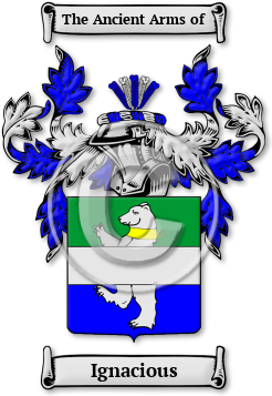 Ignacious Family Crest Download (jpg) Legacy Series - 150 DPI