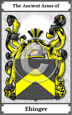 Ehinger Family Crest Download (JPG)  Book Plated - 150 DPI