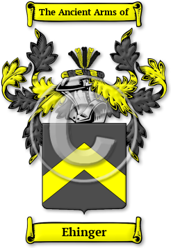 Ehinger Family Crest Download (jpg) Legacy Series - 150 DPI