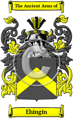 Ehingin Family Crest/Coat of Arms