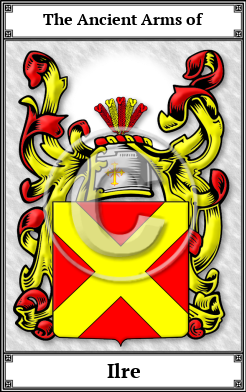 Ilre Family Crest Download (JPG)  Book Plated - 150 DPI