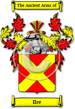 Ilre Family Crest Download (jpg) Legacy Series - 150 DPI