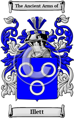 Illett Family Crest/Coat of Arms