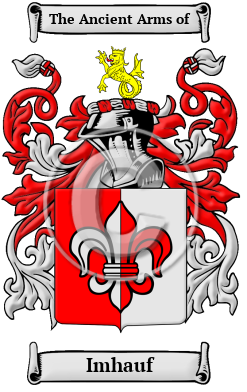Imhauf Family Crest/Coat of Arms