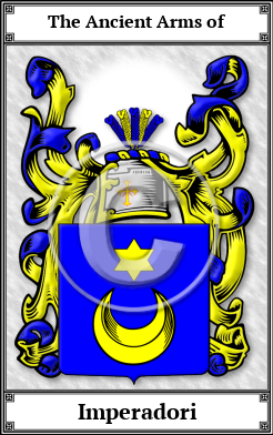 Imperadori Family Crest Download (JPG)  Book Plated - 150 DPI