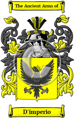 D'imperio Family Crest/Coat of Arms