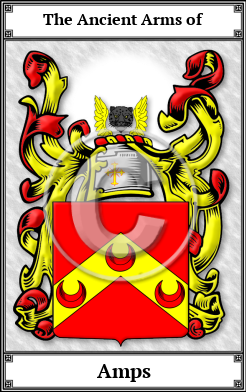 Amps Family Crest Download (JPG)  Book Plated - 150 DPI