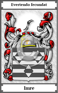Imre Family Crest Download (JPG)  Book Plated - 150 DPI