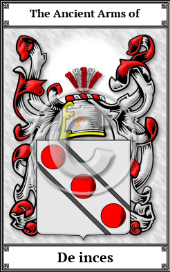 De inces Family Crest Download (JPG)  Book Plated - 150 DPI