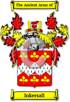 Inkersall Family Crest Download (jpg) Legacy Series - 150 DPI