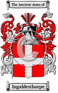 Ingaldesthorpe Family Crest/Coat of Arms