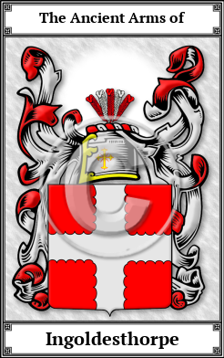 Ingoldesthorpe Family Crest Download (JPG)  Book Plated - 150 DPI