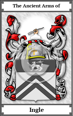 Ingle Family Crest Download (JPG)  Book Plated - 150 DPI