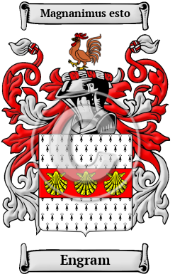 Engram Family Crest/Coat of Arms