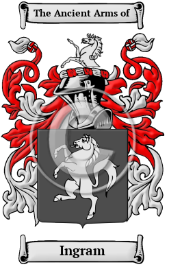 Ingram Family Crest/Coat of Arms