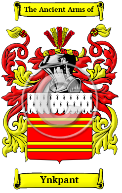 Ynkpant Family Crest/Coat of Arms