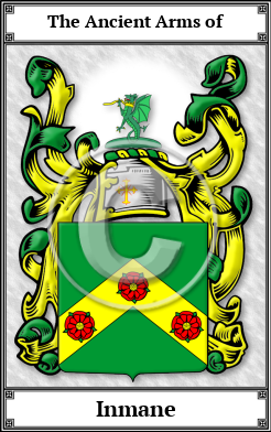 Inmane Family Crest Download (JPG)  Book Plated - 150 DPI