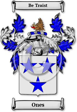 Ones Family Crest Download (jpg) Legacy Series - 150 DPI