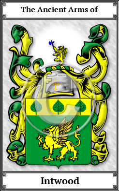 Intwood Family Crest Download (JPG)  Book Plated - 150 DPI