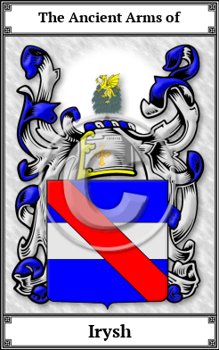 Irysh Family Crest Download (JPG)  Book Plated - 150 DPI