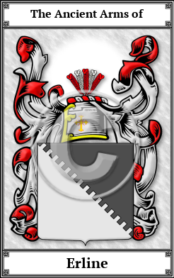 Erline Family Crest Download (JPG)  Book Plated - 150 DPI