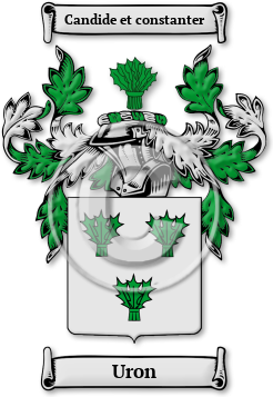 Uron Family Crest Download (JPG) Legacy Series - 600 DPI