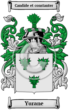 Yurane Family Crest/Coat of Arms