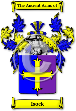 Isock Family Crest Download (jpg) Legacy Series - 150 DPI