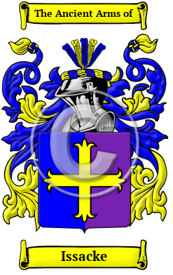 Issacke Family Crest/Coat of Arms