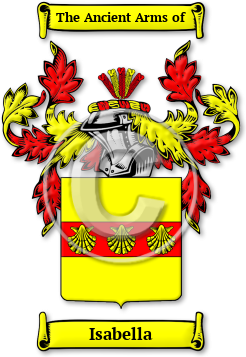 Isabella Family Crest Download (jpg) Legacy Series - 150 DPI