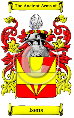 Isens Family Crest/Coat of Arms