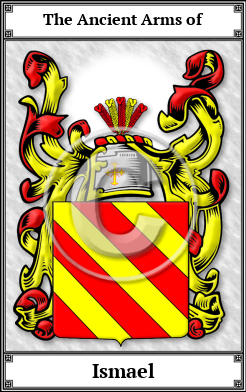 Ismael Family Crest Download (JPG)  Book Plated - 150 DPI