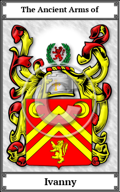 Ivanny Family Crest Download (JPG)  Book Plated - 150 DPI