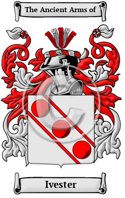 Ivester Family Crest/Coat of Arms