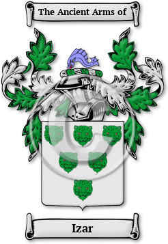 Izar Family Crest Download (jpg) Legacy Series - 150 DPI
