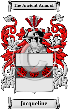 Jacqueline Family Crest/Coat of Arms