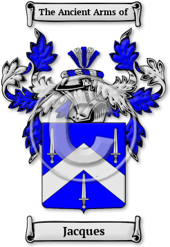 Jacques Family Crest Download (jpg) Legacy Series - 150 DPI